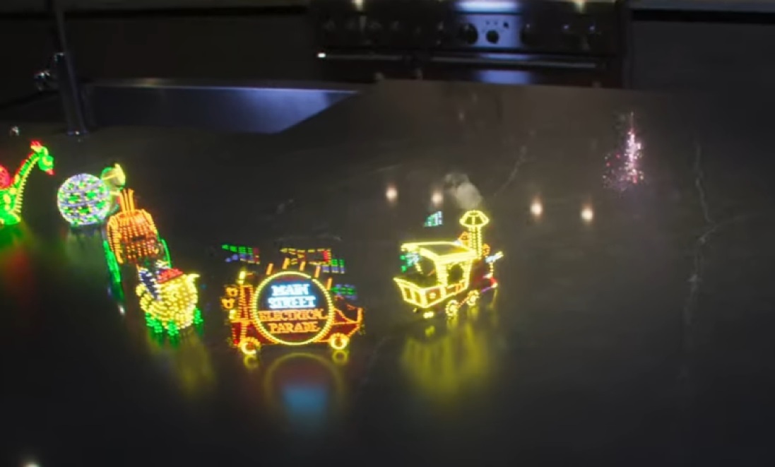 Disneyland Electrical Parade in your living room with Apple Vision Pro.