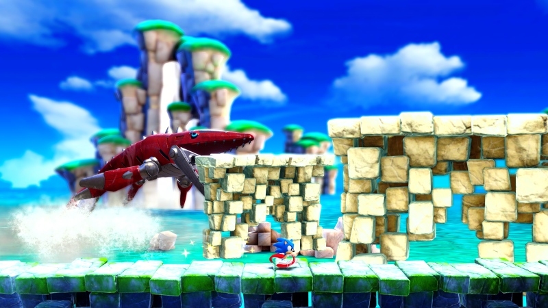 A Sonic Superstars boss fight.
